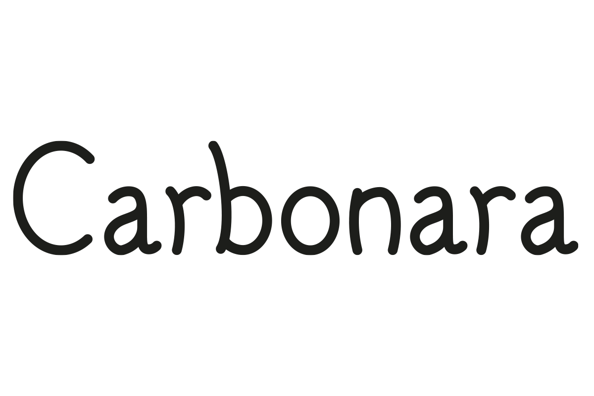 Carbonara   logo   black